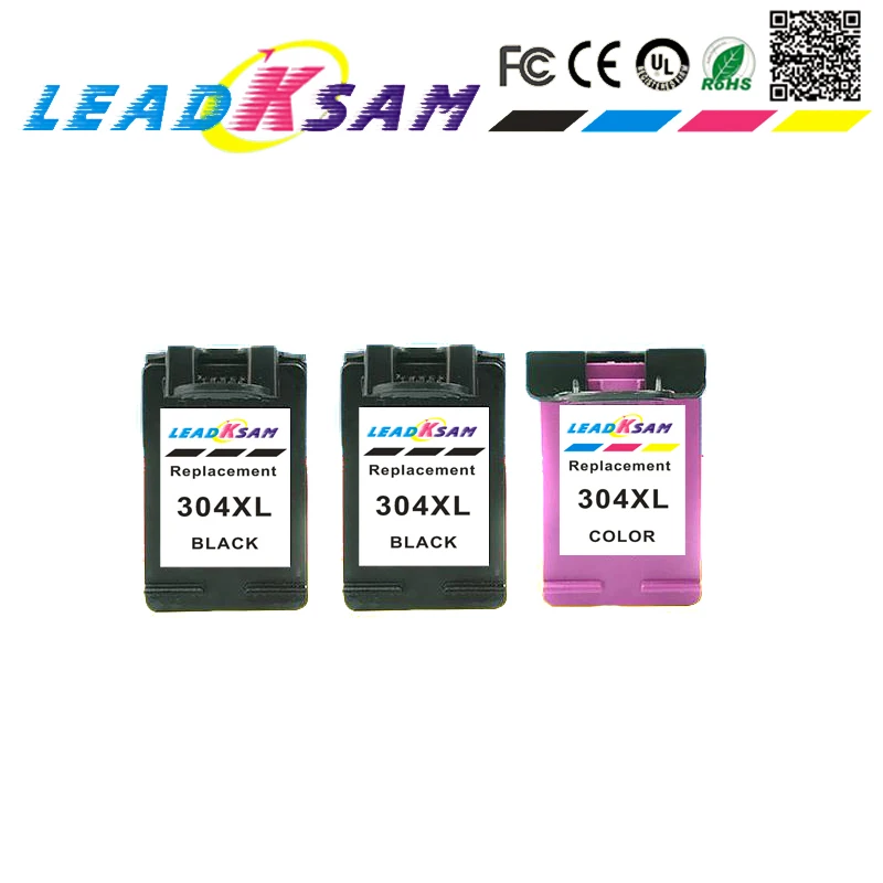Для hp 304 Замена для 304XL чернильный картридж Deskjet 3720 3721 3723 3724 3730 3732 3752 3755 3758