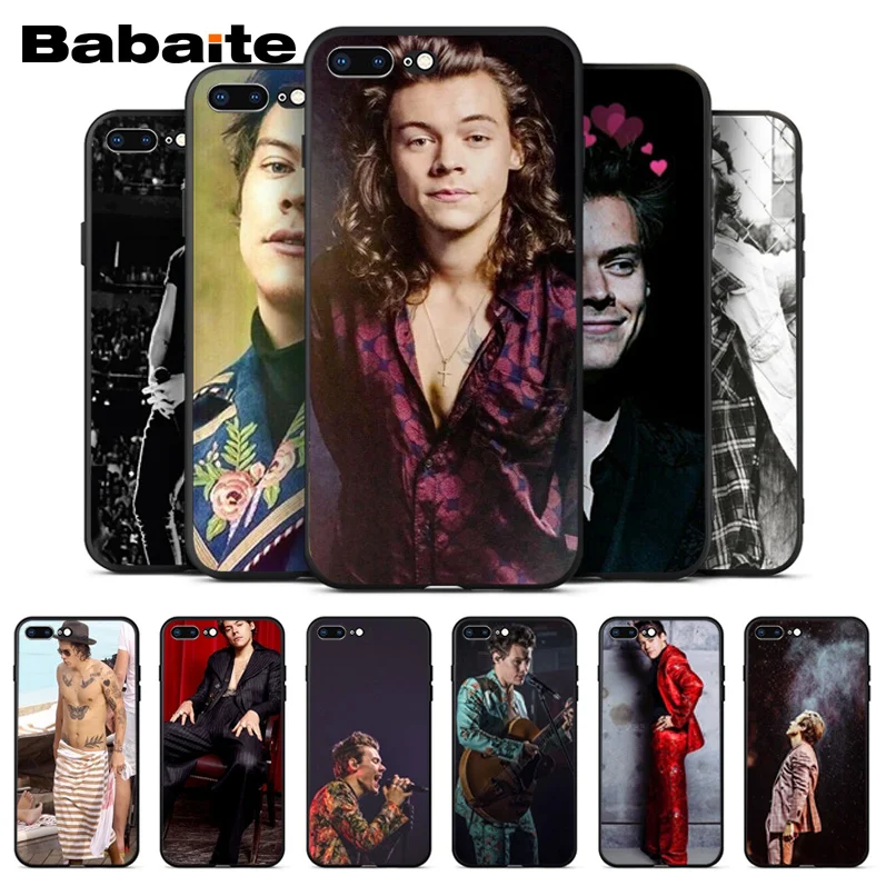 Babaite For coque iphone 8 plus HARRY STYLES Cellphones case covers for iPhone X XS MAX 7 7plus 6 6S 8Plus 5 5S XR | Мобильные