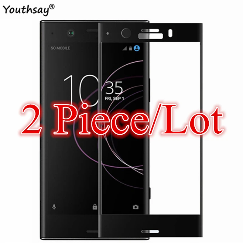 Защитная пленка для Sony Xperia XZ1 Compact закаленное стекло с полным покрытием защитное