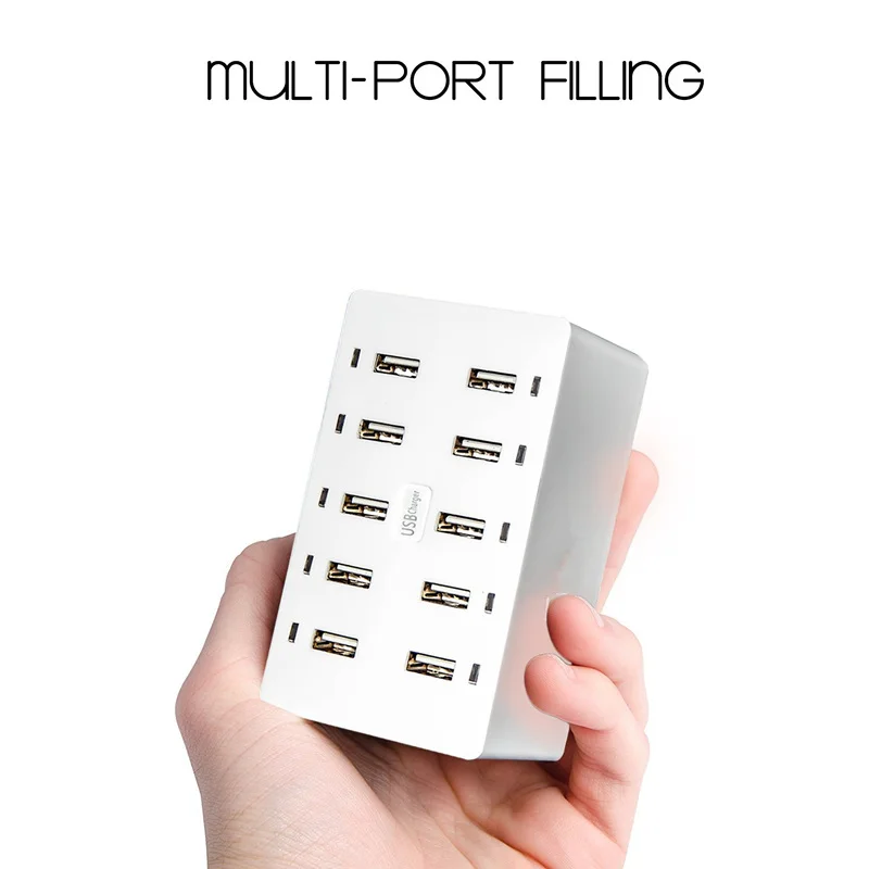 40 W/8A USB путешествия Мульти порты настенное зарядное устройство адаптер с AiPower