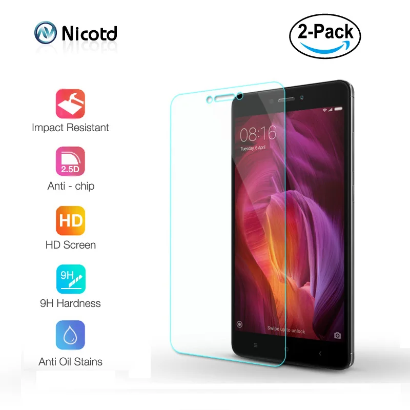 2 шт для Redmi 4X Note 4 Закаленное стекло протектор 5 Plus 5A Prime экран стеклянная пленка