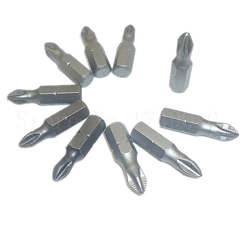 10 шт. Набор бит Philips с шестигранным хвостовиком и магнитным наконечником |