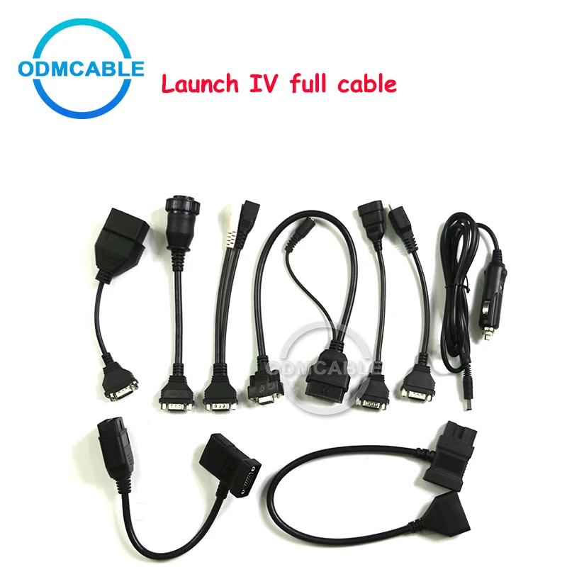 Полный кабель Launch X431 Diagun IV диагностический OBD II Удлинительный для диагностики