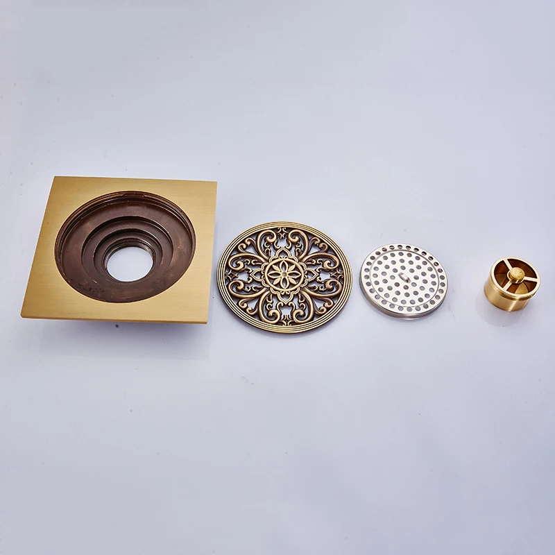 Слив для душа 15*15 см супер большой ванной комнаты слив строительный материал