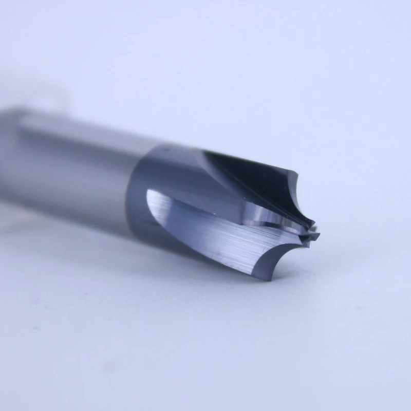1pcs R1.5 R2 R2.5 R3 R4 R5 50L HRC55 4flutes inside concave Radius end mill tungsten carbide steel chamfer countersink | Инструменты