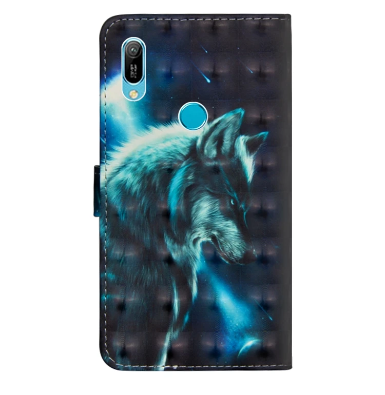 Чехол-книжка с откидной крышкой для huawei Y6, кожаный бумажник с милым котом и пандой, чехол для телефона для huawei Y6, MRD-LX1, MRD-LX1F чехол, Etui