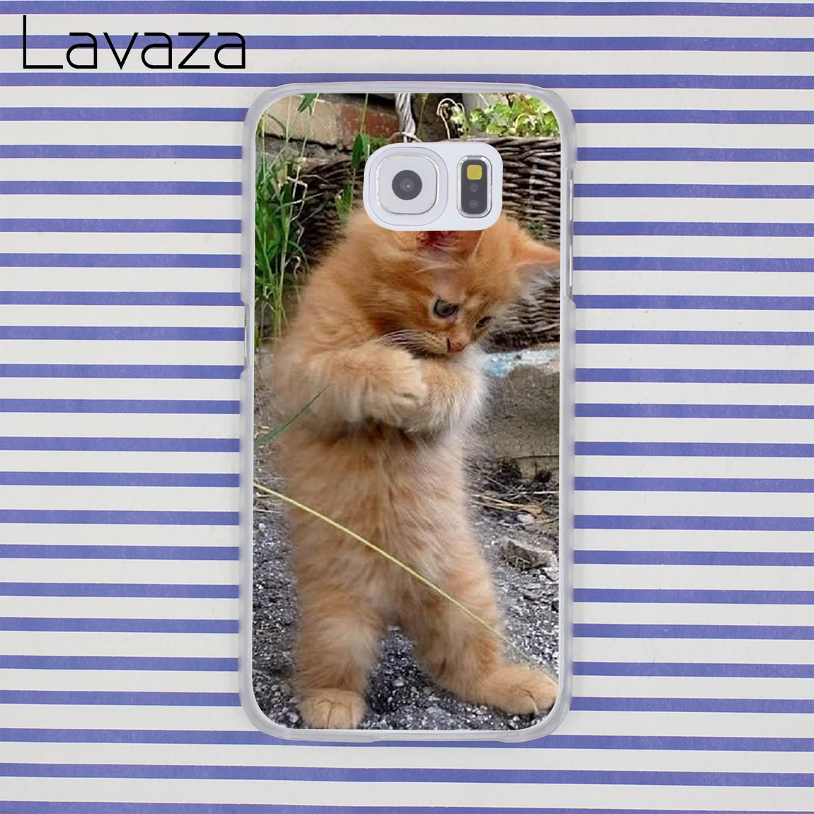 Чехол для телефона Lavaza с забавным котенком кошкой для Apple iPhone 4 4S 5C 5S SE 6 6S 7 8 Plus 10 X Xr Xs Max 6Plus 7Plus