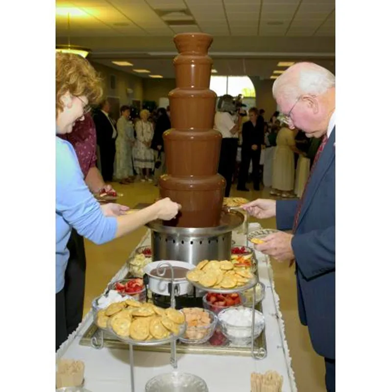 

Electric chocolate fountain machine 5 tiers ZF