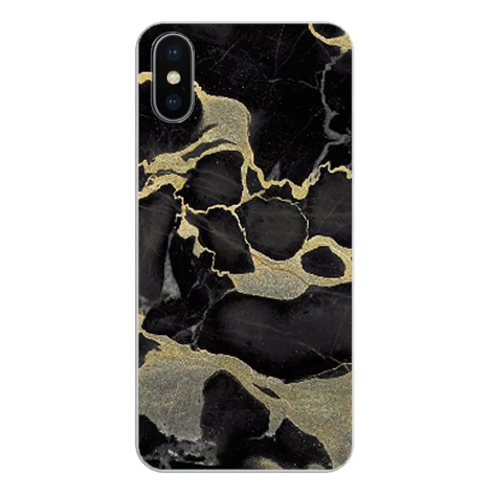 For Huawei Honor 8 8C 8X 9 10 7A 7C Mate 20 Lite Pro P Smart Plus Silicone Skin Cover White Black Marble Stone texture patter |