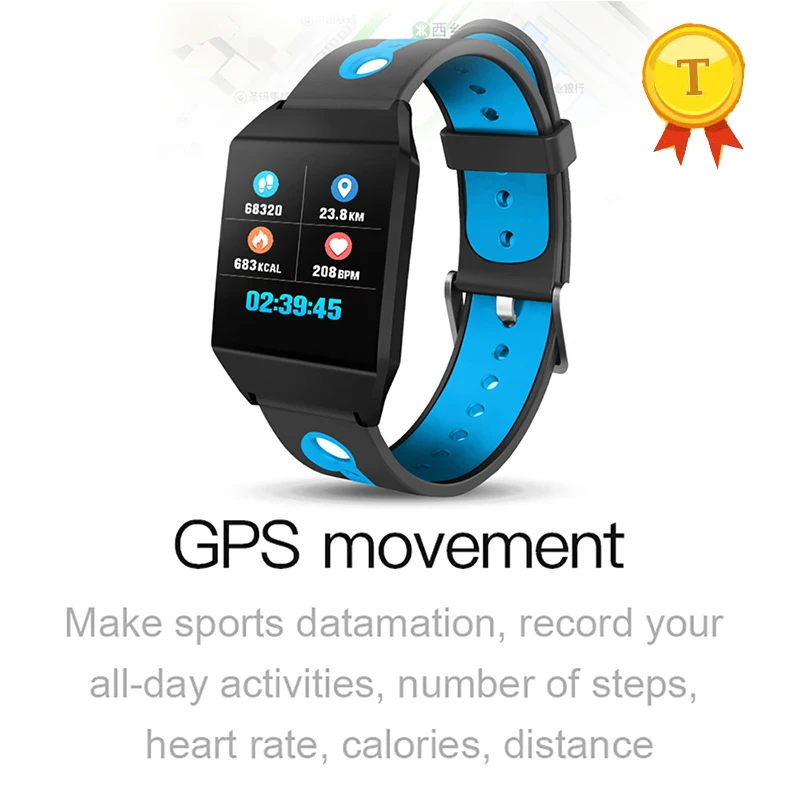 Цветной Дисплей Точный пульсометр смарт Браслет фитнес трекер Смарт браслет IP68