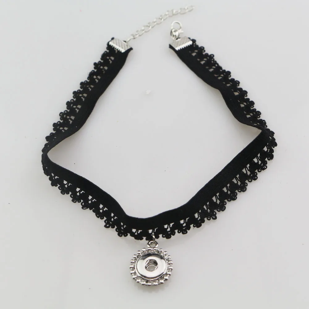 Ожерелье чокер женское из черного кружева кружевное Ювелирное Украшение в стиле