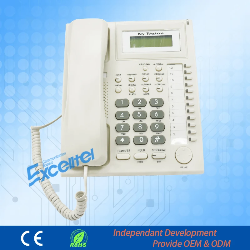 Эксклюзивный клавишный телефон Excelltel PBX PH201 для телефонной системы|keyphone| |