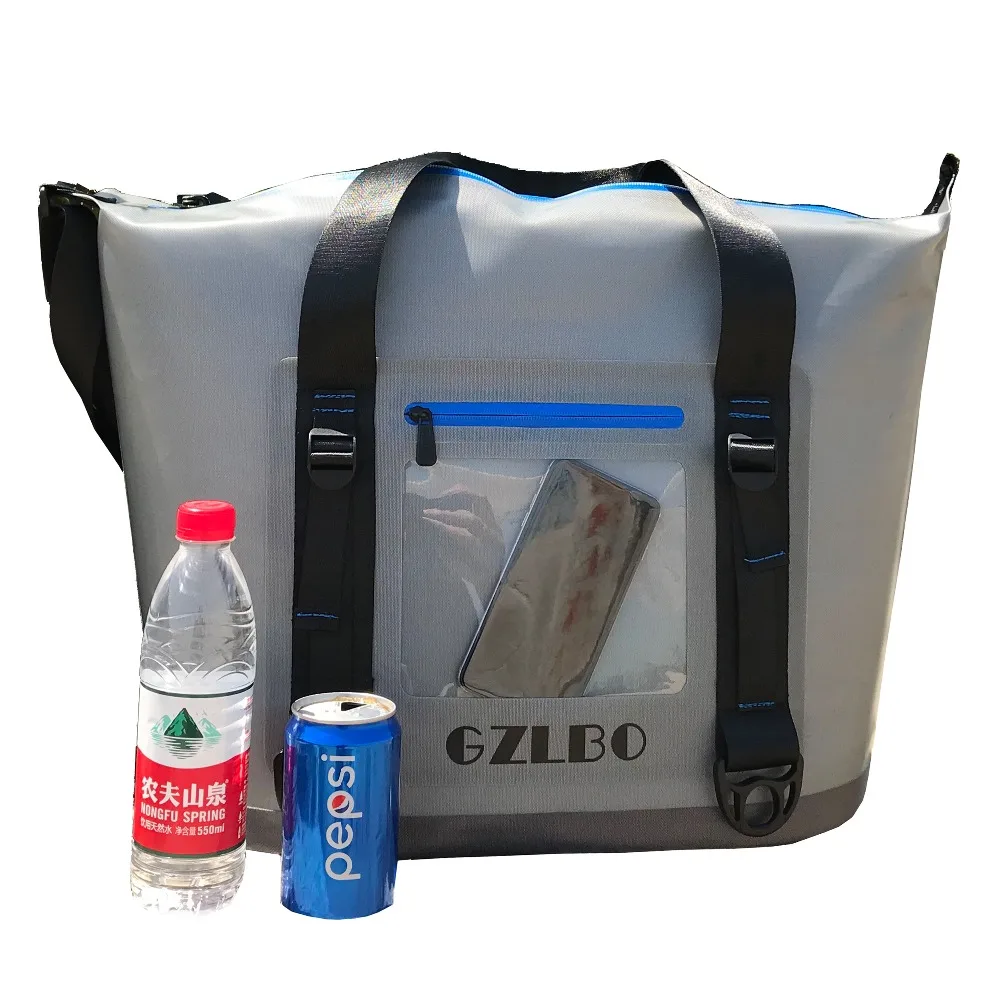 GZLBO New design grey cooler bag 20cans and 30cans TWO Size Beer Wine Lunch Portable Cooler bags | Багаж и сумки