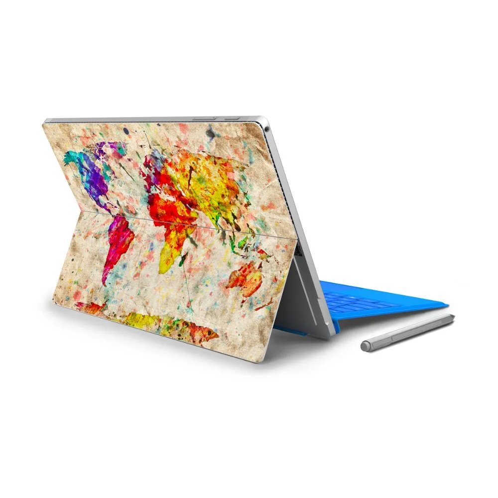GOOYIYO 2018 для Micro Surface Pro 4 5 виниловая задняя наклейка на планшет стикер нетбук карта