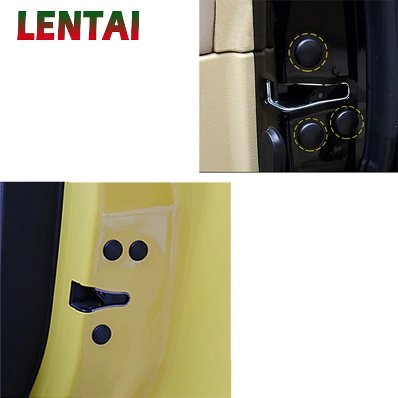 LENTAI 12 шт. Автомобильный Дверной замок винтовая защита наклейки крышка для BMW Toyota
