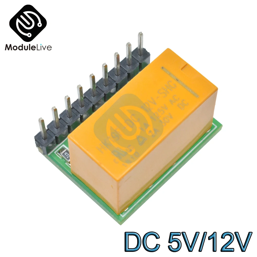 Мини DR21A01 DC 5 в DC 12 В DPDT двойной полюс двойной бросок релейный модуль полярность разворота переключатель доска для Arduino UNO