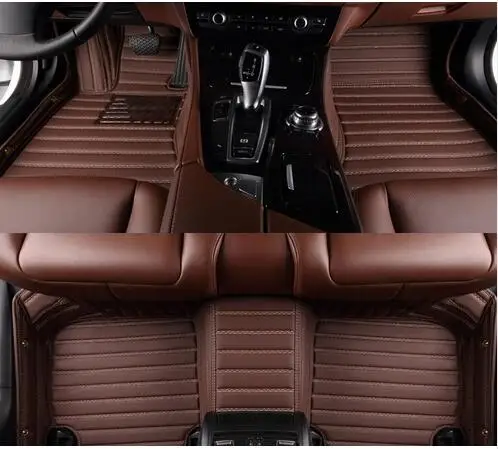 

Good carpets! Custom specia car floor mats for Volkswagen Tiguan LWB 5 seats 2017-2018 non-slip waterproof carpets,Free shipping