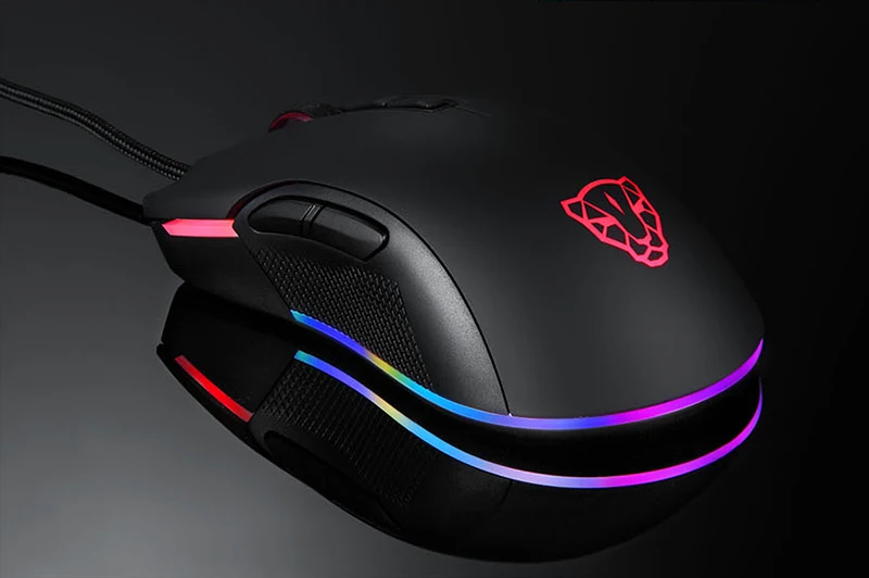 Motospeed V70 12000 dpi оптическая RGB подсветка Проводная игровая мышь USB Регулировка эргономичная геймерская мышь для ПК ноутбука PK V30 V40 V60