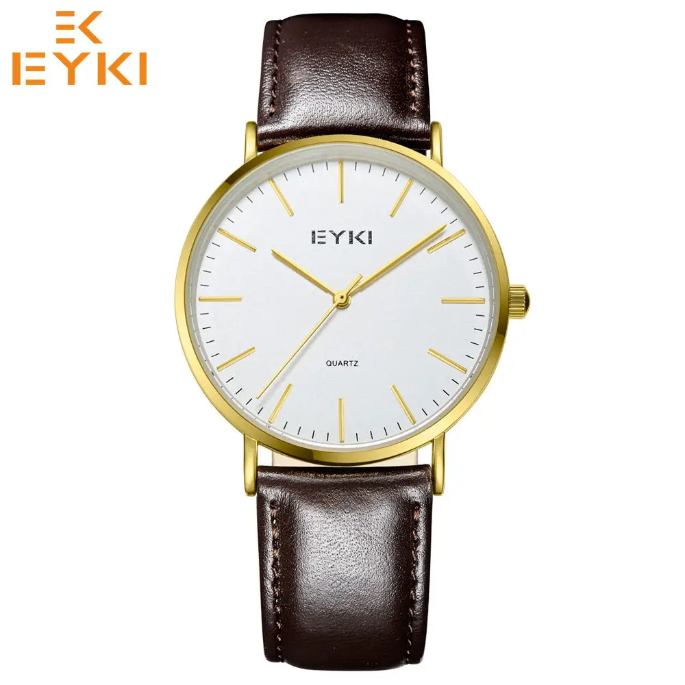 EYKI 1035 модные повседневные кварцевые часы для мужчин и женщин 30 м