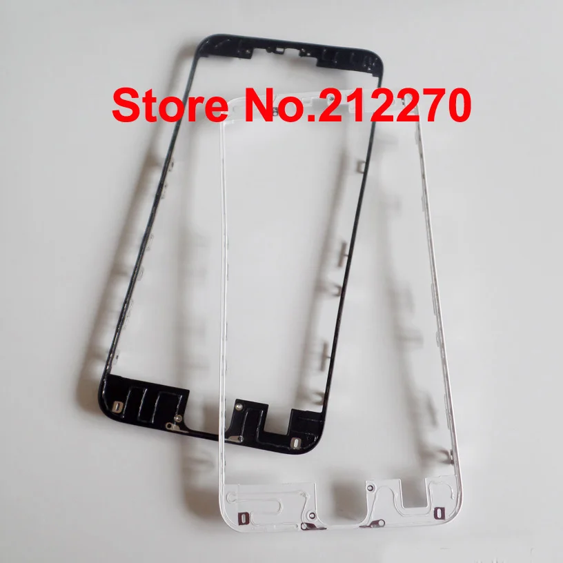 YUYOND New Front LCD Middle Frame Bezel With Hot Glue For iPhone 6S Plus 5.5&quot Replacement Parts Black/White | Мобильные телефоны
