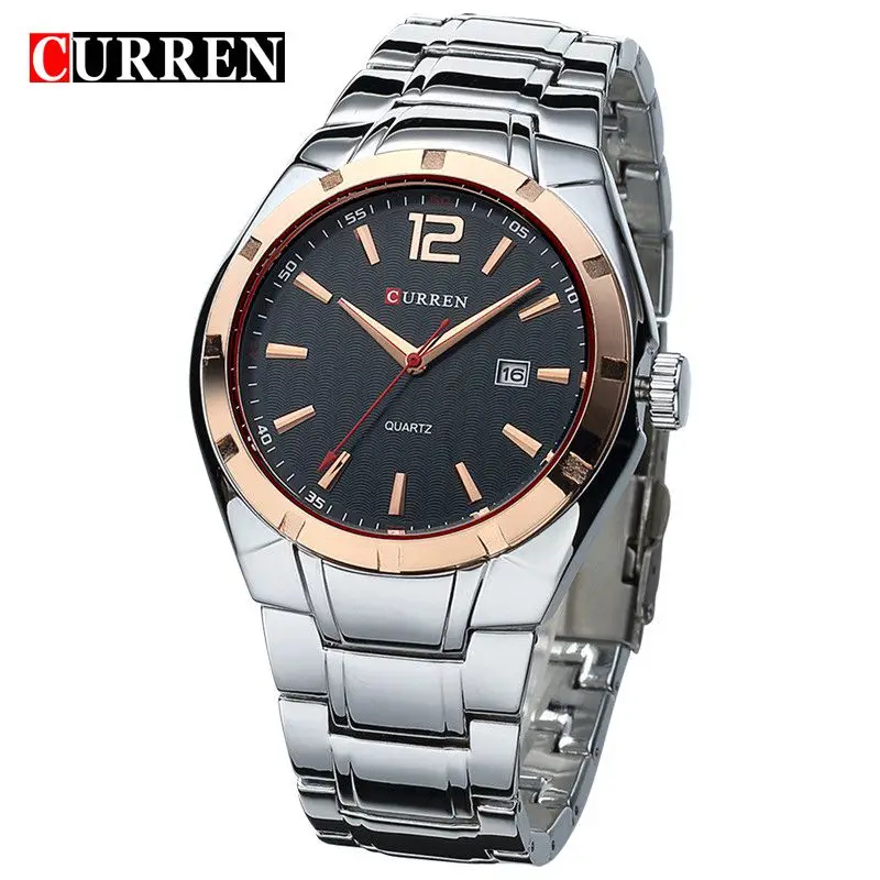 Luxury Business Analog Display Date Men's Quartz Watch Casual Men Watches Relogio Masculino Montre Homme | Наручные часы