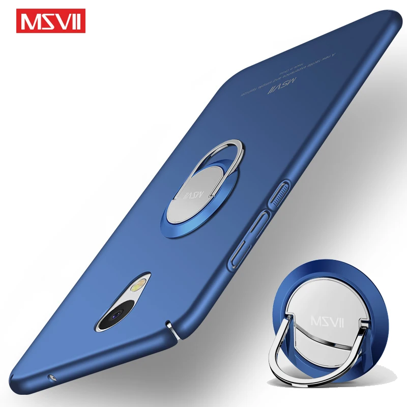 Чехол MSVII для Meizu M5 Note тонкий чехол Матовые чехлы s S M5s Чехол-держатель с кольцом 5