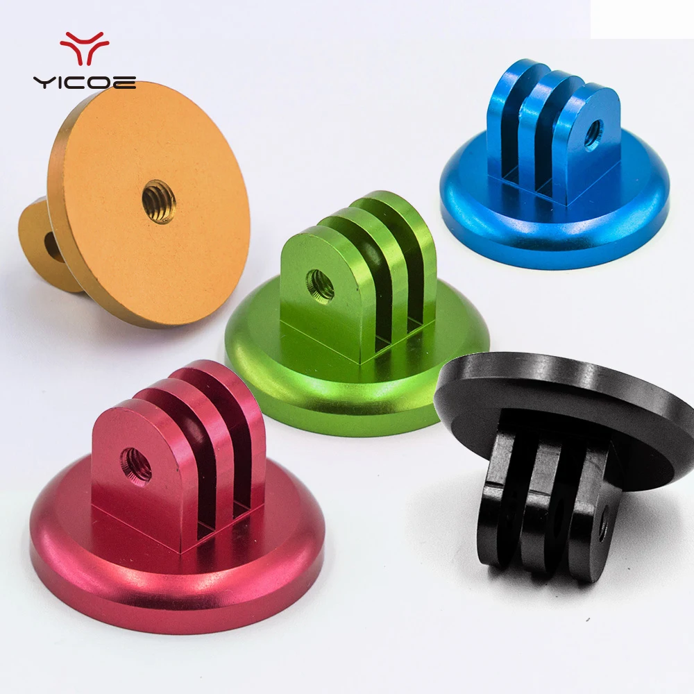 Адаптер для штатива из алюминиевого сплава с ЧПУ Go Pro 6 5 4 3 + SJCAM SJ4000 Xiaomi Yi 4K Gopro Hero