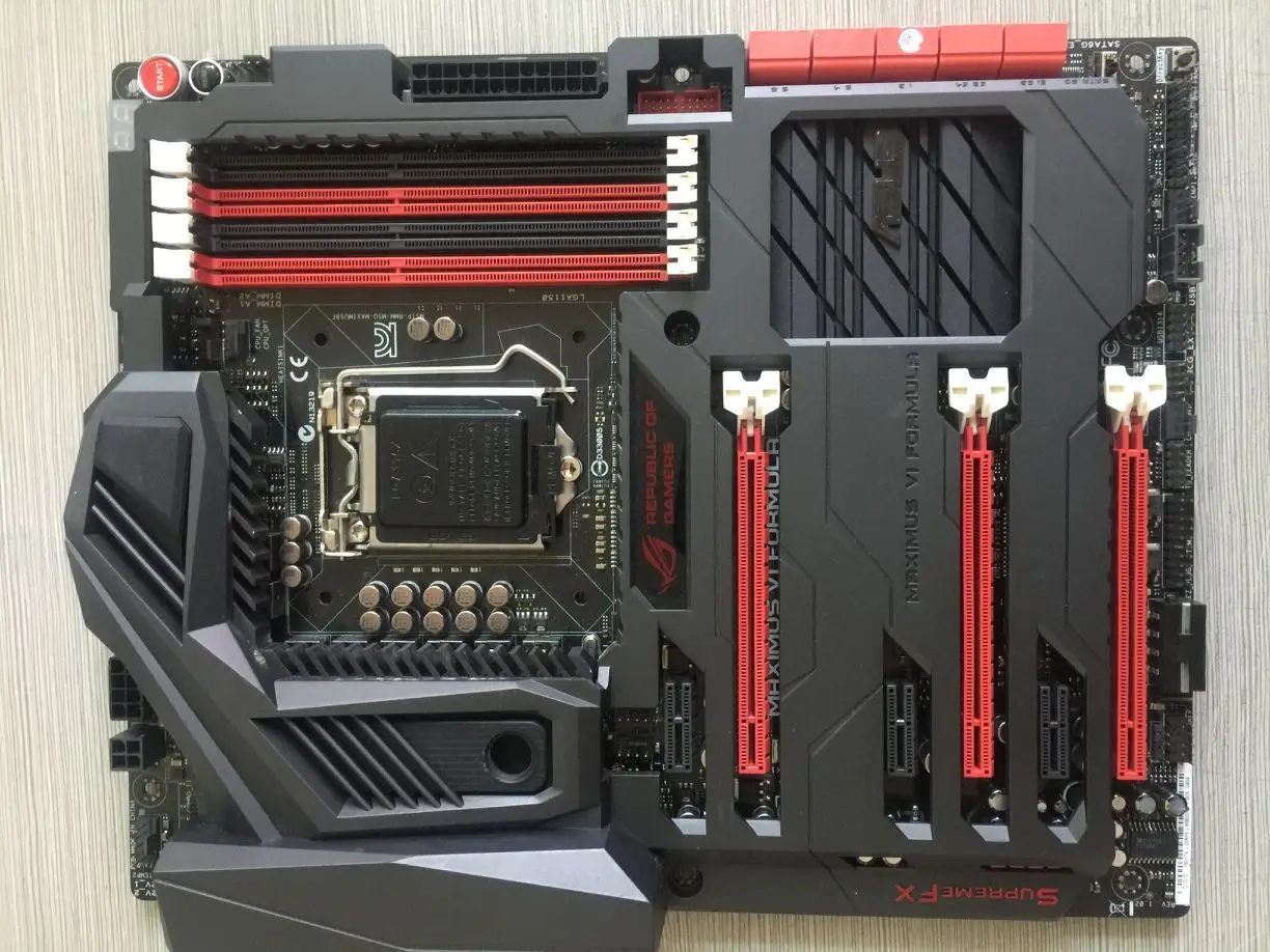 Оригинальная материнская плата MAXIMUS VI foruma M6F Z87 1150 pin поддержка 4770K б/у 90%