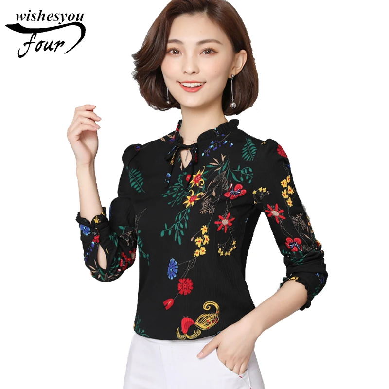 2017 новые модные повседневные женские формальные рубашки Длинные рукава