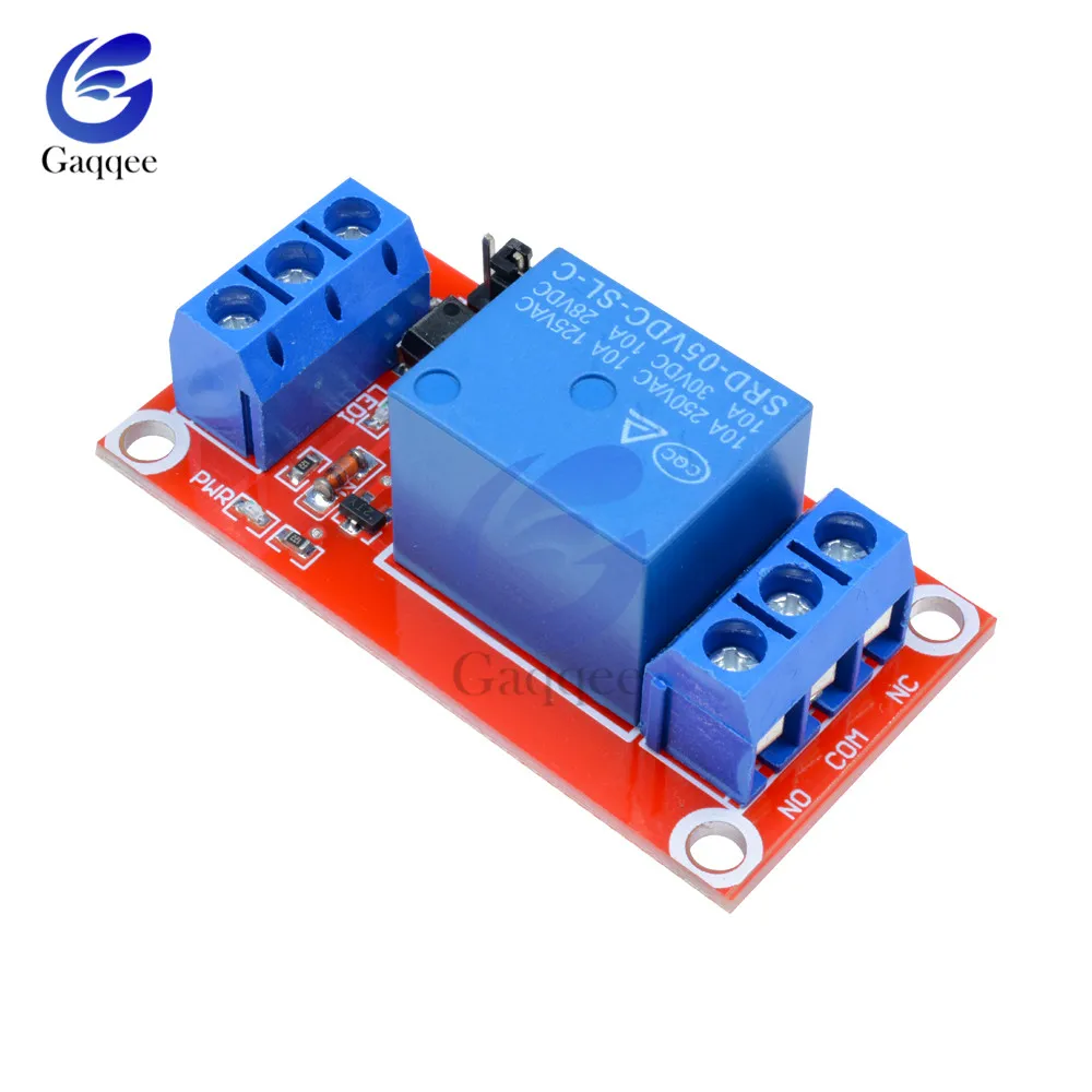 1 канальный релейный Щит постоянного тока 5 в с оптроном для Arduino модуль источника