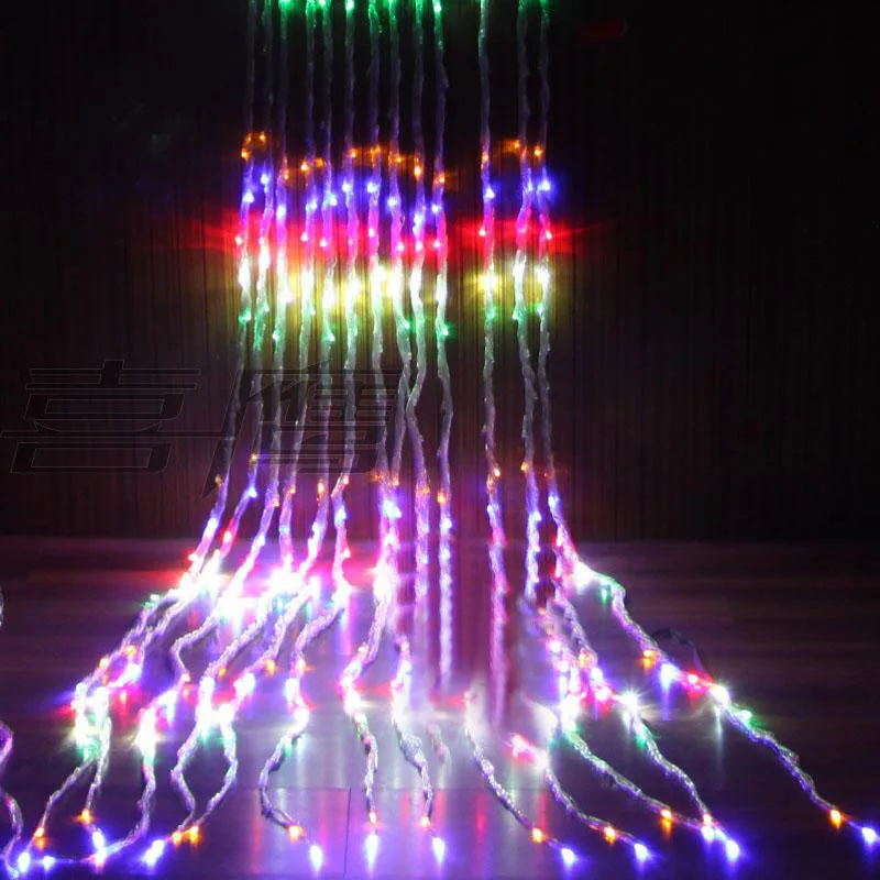 СВЕТОДИОДНАЯ Гирлянда занавес в виде сосулек 6 х3 м 3 м|curtain lights|led curtain lightfairy lights |