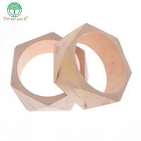 bg006 one piece only good wood unfinished wooden bracelet bangles for women