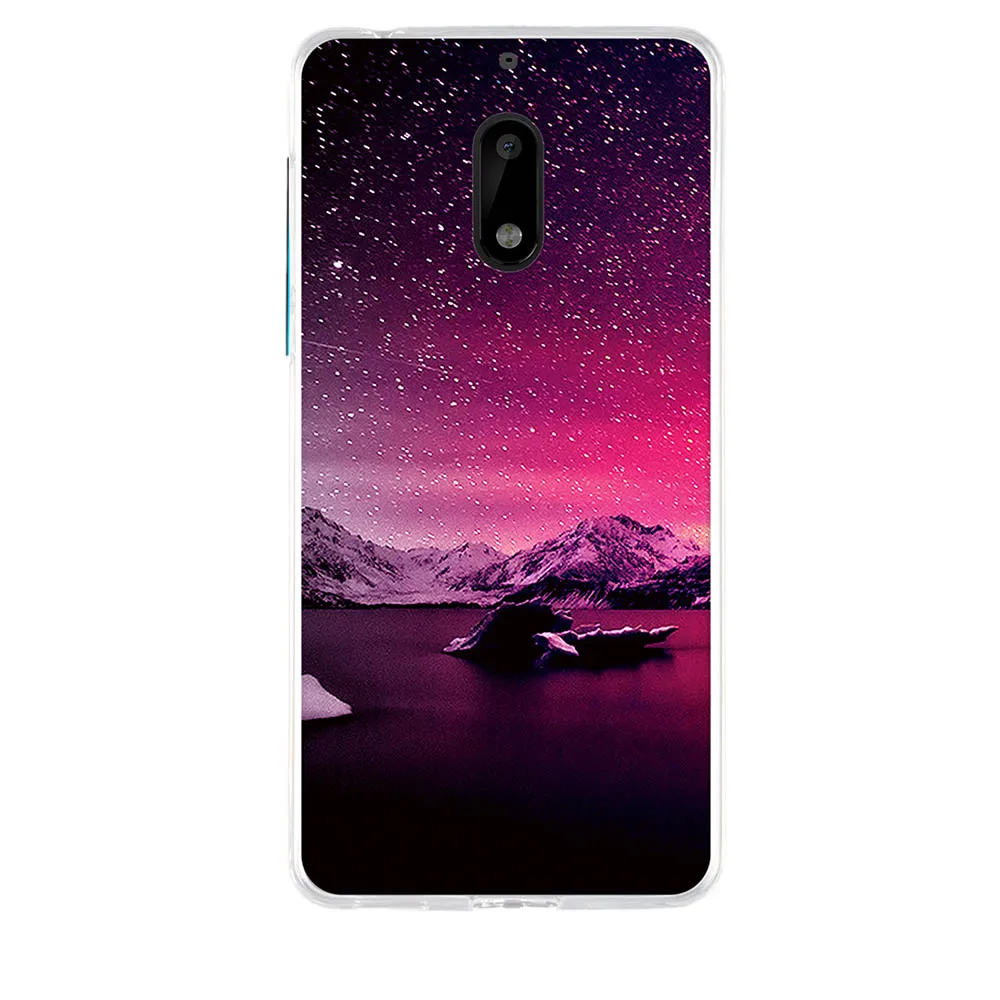 21 Для nokia 6 силиконовый чехол для nokia 6 TA-1033 TA-1021 задняя крышка чехол с узором для nokia 6 Funda бампер 5,5 дюймов Чехол - Цвет: 21