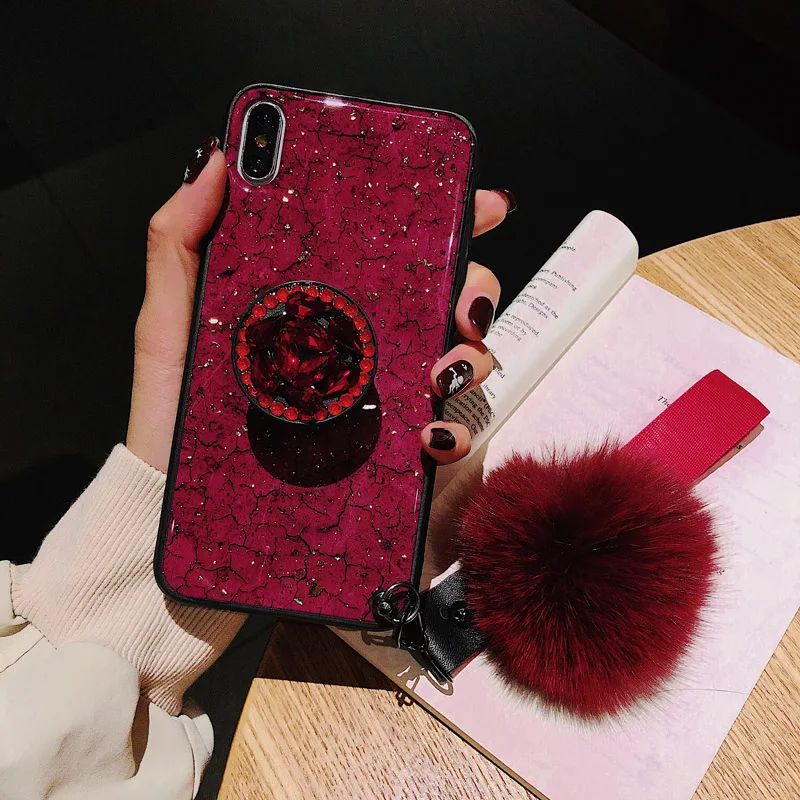 Gold Foil Bling Phone Case For iPhone 11 Pro MAX fashion Glitter Back 6 6S 7 8 Plus X XS XR Soft Shiny Cover | Мобильные телефоны и