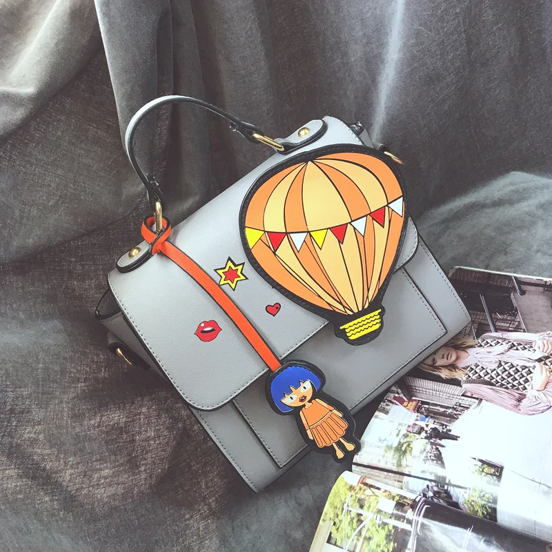 2017 новых зимней моды сумки шар мультфильм ткань сумка цвета оптовая | Багаж и