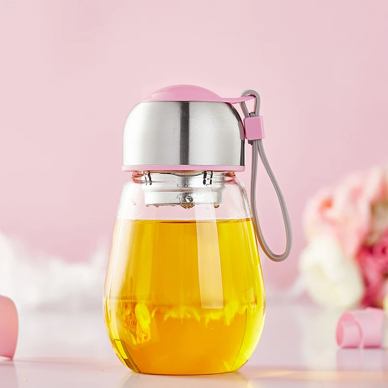 Креативная стеклянная бутылка мини детская для воды из нержавеющей стали с