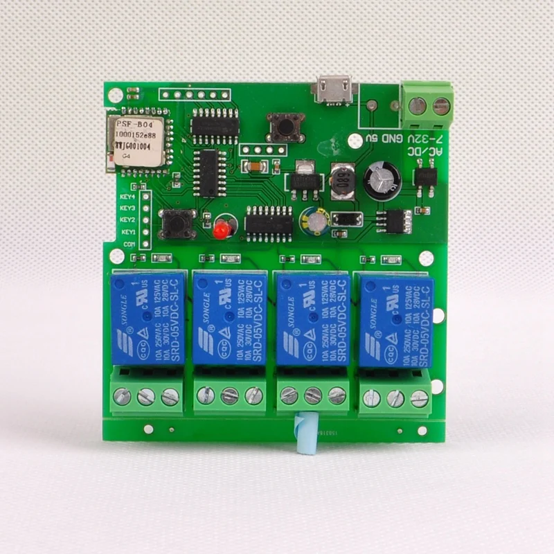 Для Dc7 32V 4Ch Wifi переключатель беспроводной релейный модуль умный дом