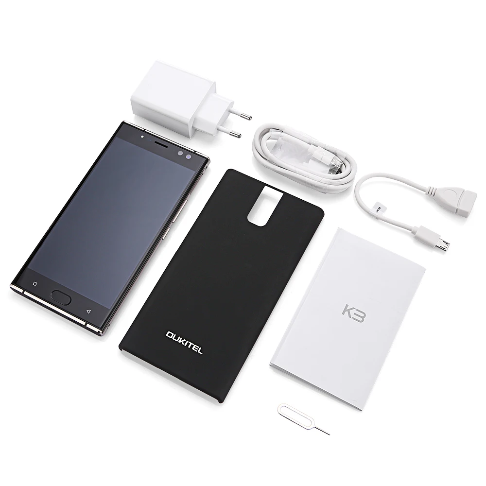 OUKITEL K3 смартфон 5 дюймов 6080 мАч 9 В/2A 4G Android 7 0 Octa Core MTK6750T сзади и спереди Все 13.0MP + 0.3MP