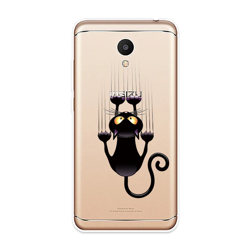 Phone Case For Meizu M3 M5 M6 NTOE M3S M5S M5C M6S M6T U10 U20 Cover Cute Dog Cat Patterned Silicone Soft Shell |