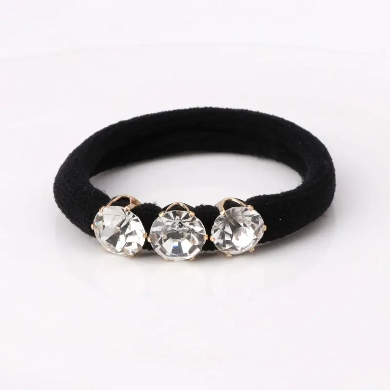 

5PCS 3 Big Diamonds Hair Accessories Women Headband Girls Elastic Hair Bands Hair Ornaments For Kids