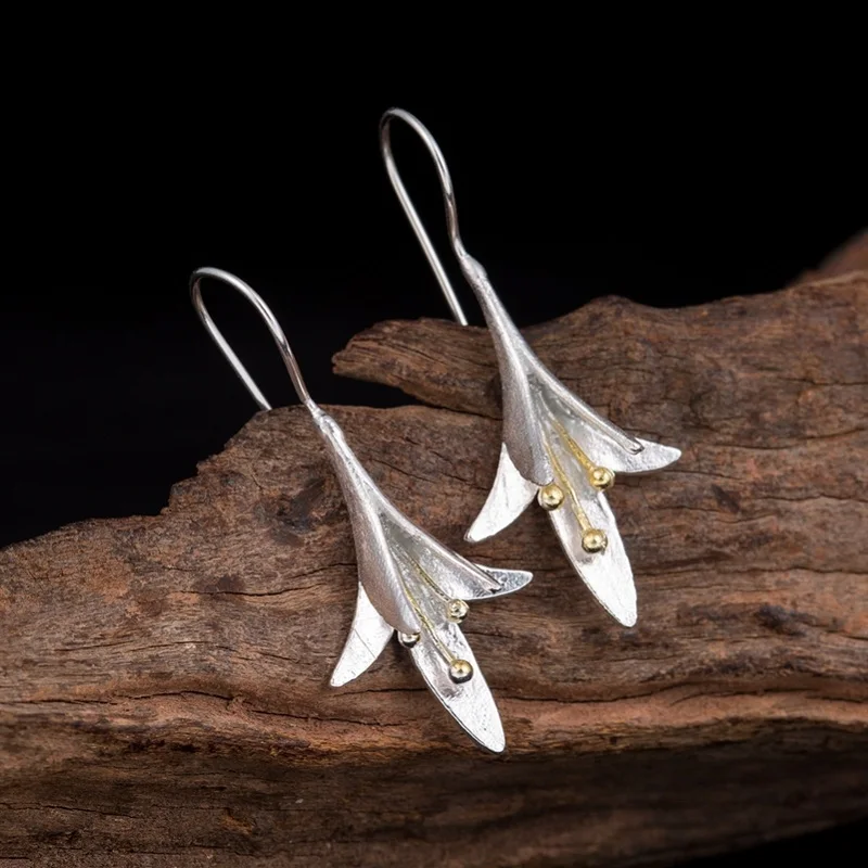

Oly2u New Fashion Flowers Long Earrings for Women Jewelry Brincos SYED133