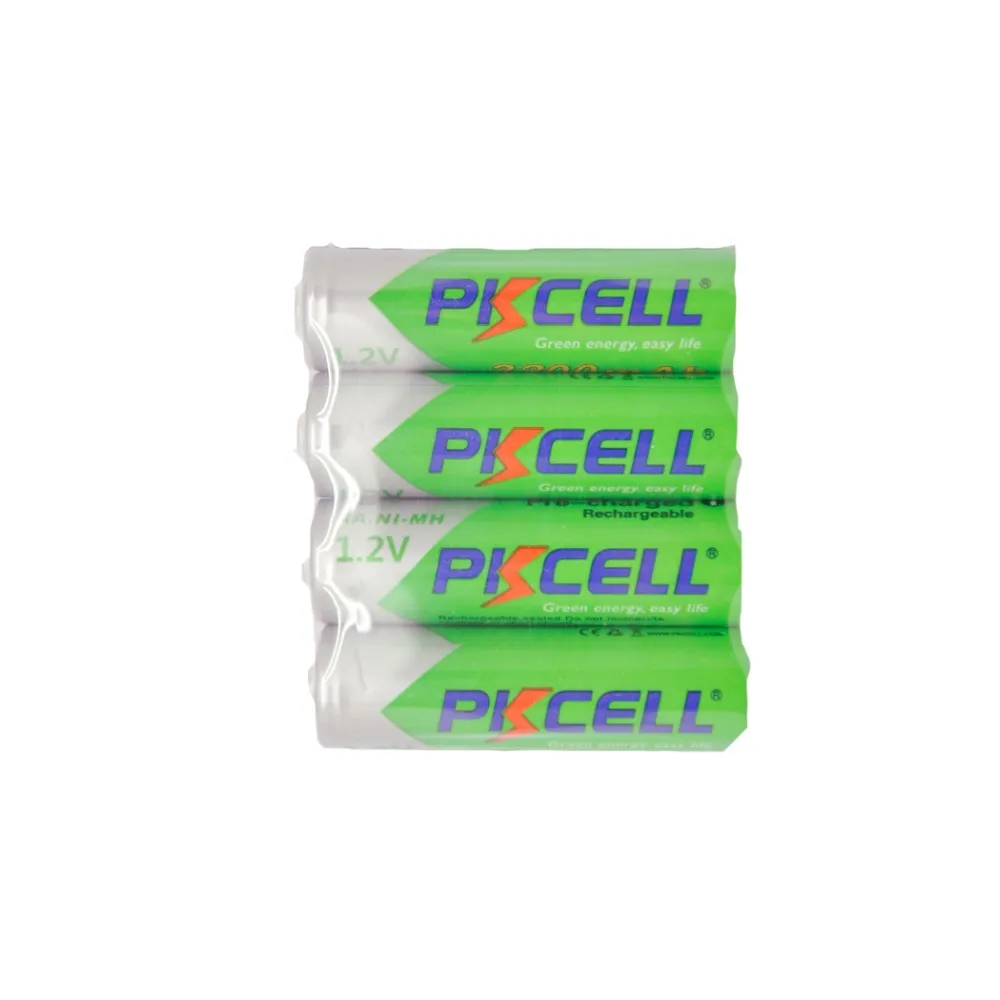 8 х PKCELL низкий саморазряд прочный Ni-MH 1,2 V 2200mAh Аккумулятор AA перезаряжаемый аккумулятор с 2 шт батарейный чехол
