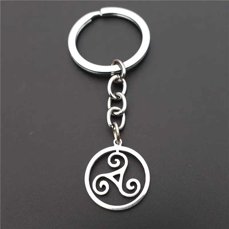 Подростковый волк Triskele брелок Triskelion Allison серебро брелки из нержавеющей стали 12
