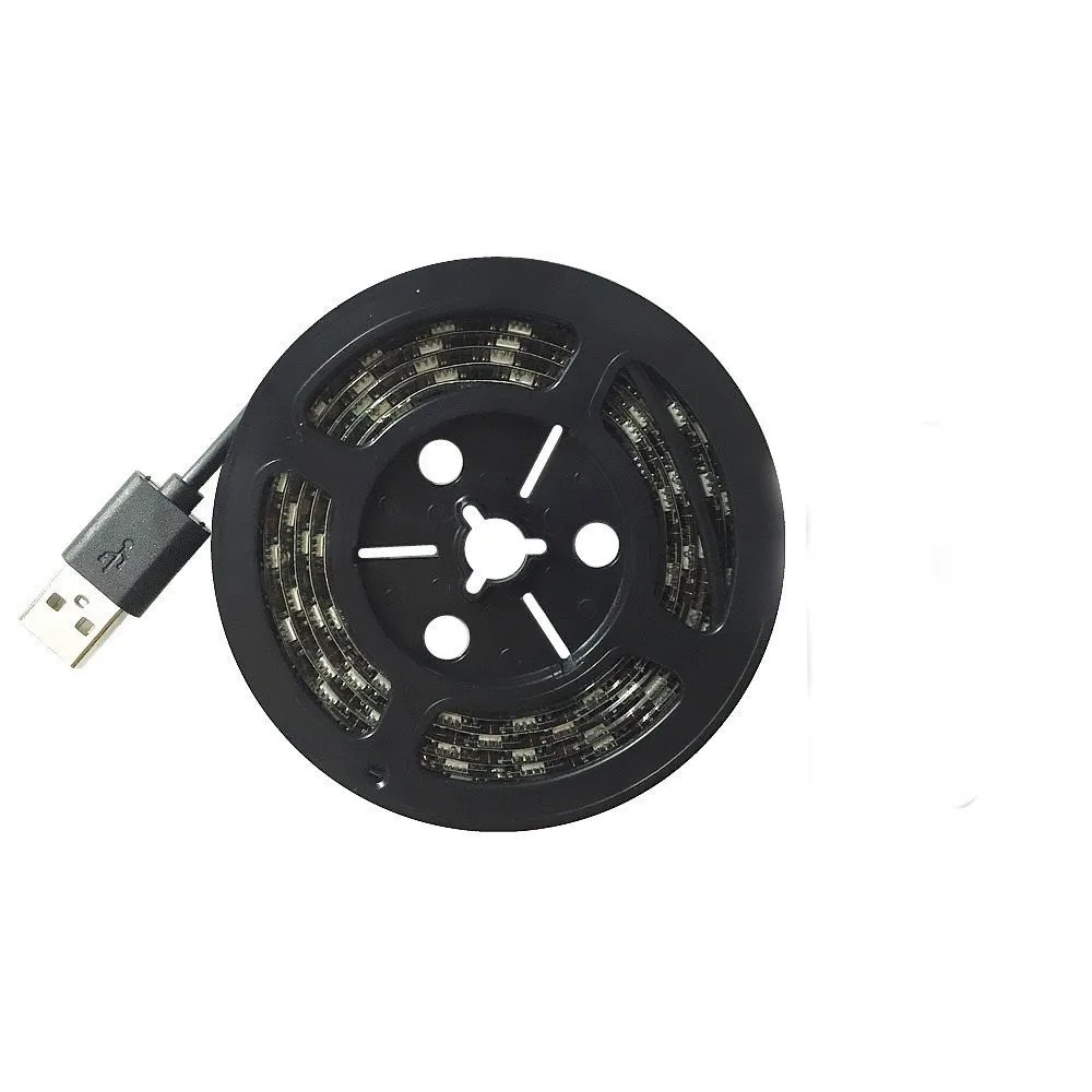 5050 RGB 5 в USB Светодиодная лента разноцветный гибкий пульт дистанционного