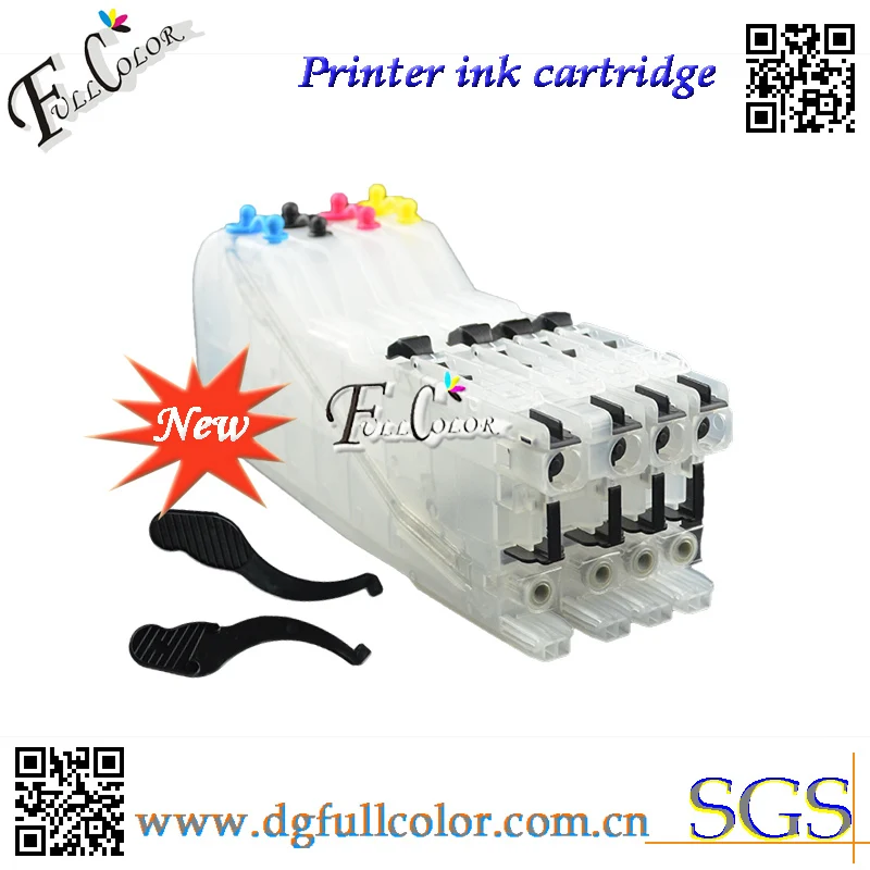 Free shipping LC103 LC105 LC107 Refillable ink cartridge for brother MFC-J4410DW,MFC-J4510DW,MFC-J4610DW  printer cartridge