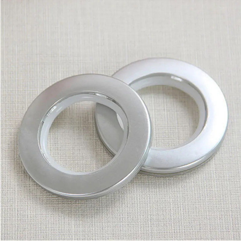 Home Decoration Rings Eyelets for Curtains Metal 7.1X7.1X1cm Gold / Silver / Purple Round Ring Curtain Eyelet Ring Arts Crafts