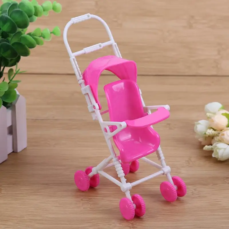 Пластиковые аксессуары для кукол детская коляска тележка мебель игрушка детский