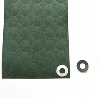 1000pcslot 1865018500 lithium battery insulation gasket barley paper insulating ring high temperature insulation gasket