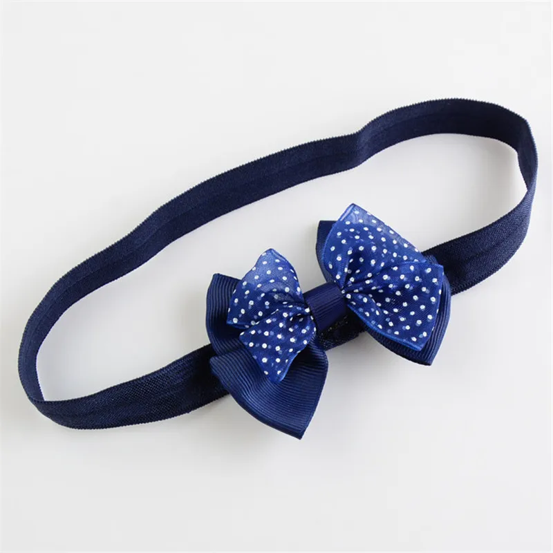 

10pcs Mini Bowknot Hairband Baby Kids Girls Elastic Headband birthday gift bow headband baby care Lovely Kids Elastic Turban