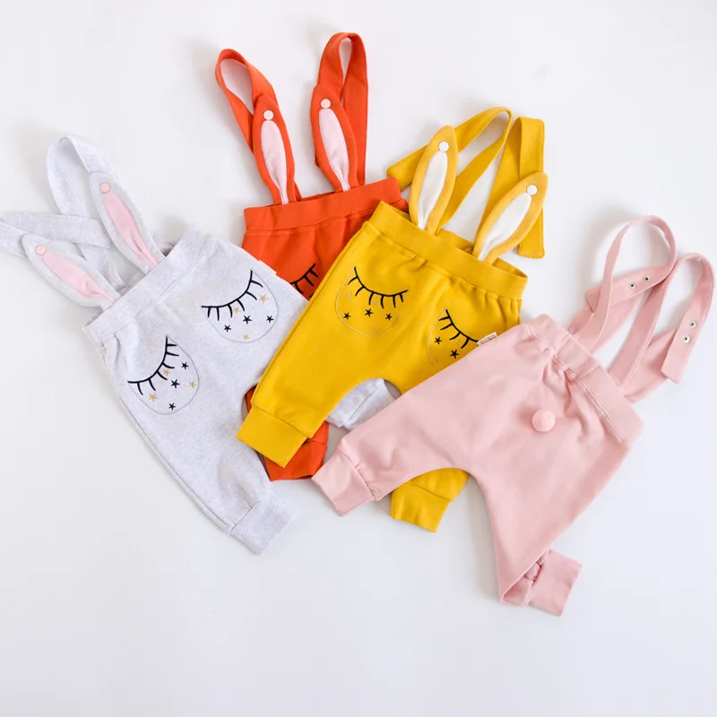 

Autumn Clothing New Product Baby Girls Clothing Baby Overalls 0-4 Years Old Baby Girl Clothes Cotton Carton Rabbit Ears Design